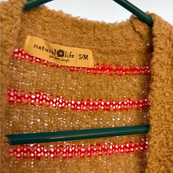 Natural Life floral Jacquard open cardigan sweater - Picture 5 of 7